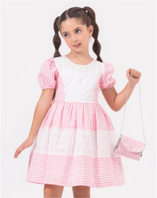Toptan Kız Çocuk Elbise Ve Çanta Takım 2-5Y Wizzy 2038-3470 - 2