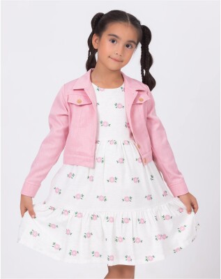 Toptan Kız Çocuk Elbise Ve Ceket 2-5Y Wizzy 2038-3462 - 2