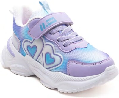 Toptan Kız Çocuk Kalpli Spor Ayakkabı 26-30EU Minican 1060-PMX-P-1841 - 5