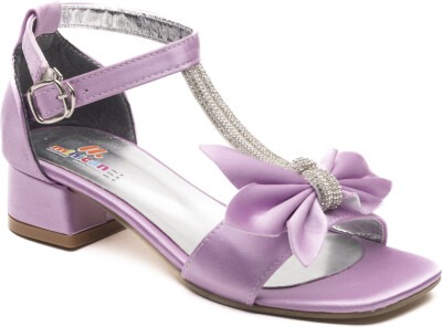 Toptan Kız Çocuk Kurdele Detaylı Sandalet 23-27EU Minican 1060-Z-B-099 - 4