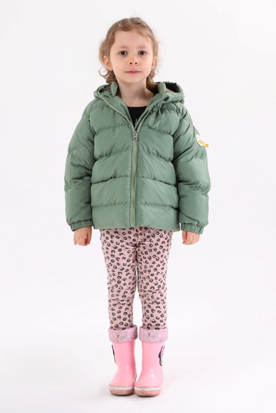 Toptan Kız Çocuk Mont 2-8Y Benitto Kids 2007-51272 - 1