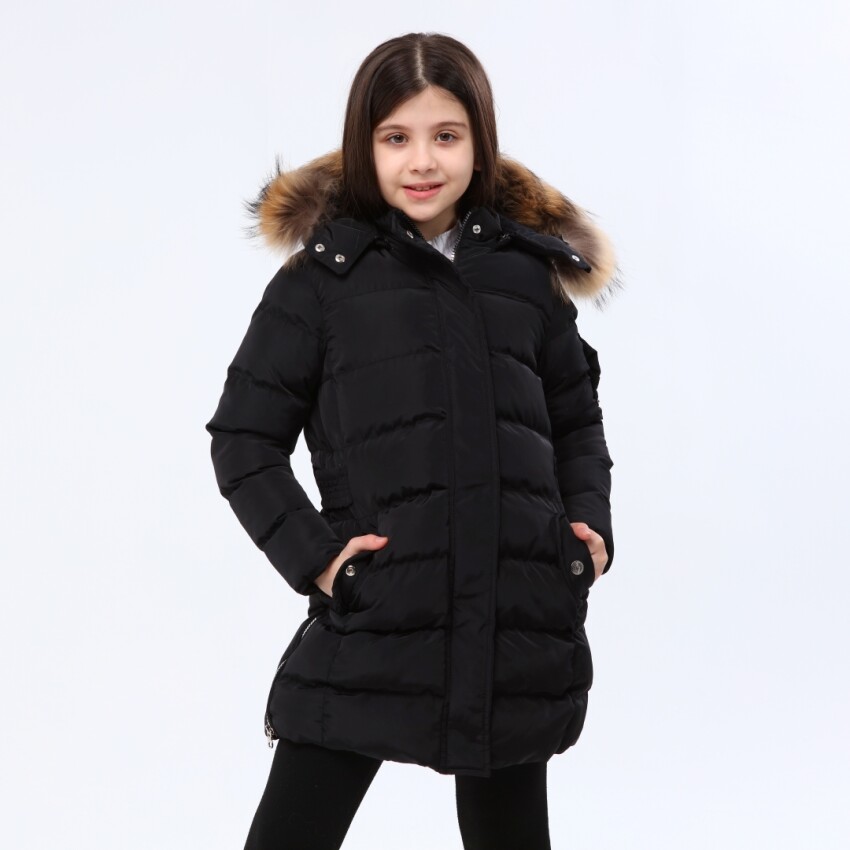 Toptan Kız Çocuk Mont 6-14Y Benitto Kids 2007-51249 - 1