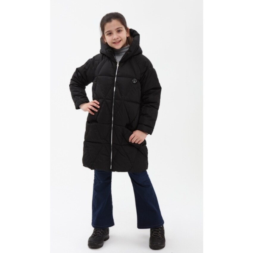 Toptan Kız Çocuk Mont 6-14Y Benitto Kids 2007-51251 - 1