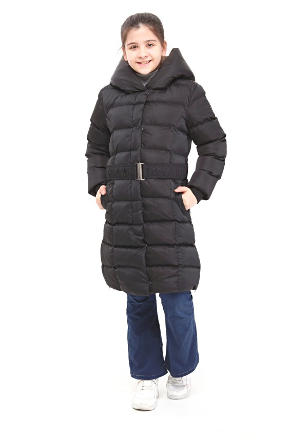 Toptan Kız Çocuk Mont 6-14Y Benitto Kids 2007-51270 - 1