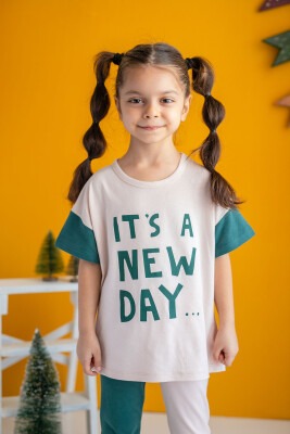Toptan Kız Çocuk New Day T-Shirt 6-12Y Zeyland 1070-232Z4YSB51 - Zeyland
