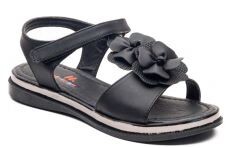 Toptan Kız Çocuk Renkli Sandalet 26-30EU Minican 1060-X-P-S24 Siyah