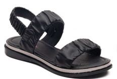 Toptan Kız Çocuk Renkli Sandalet 31-35EU Minican 1060-X-F-S26 Siyah