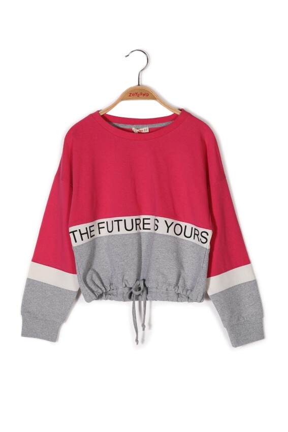 Toptan Kız Çocuk Sweatshirt 6-12Y Zeyland 1070-242Z4YSR62 - 1