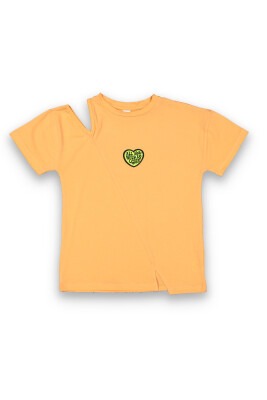 Toptan Kız Çocuk Tişört 10-13Y Tuffy 1099-9157 Orange