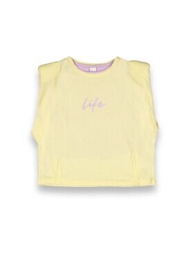 Toptan Kız Çocuk Tişört 10-13Y Tuffy 1099-9160 Açık Sarı