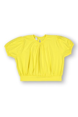Toptan Kız Çocuk Tişört 10-13Y Tuffy 1099-9162 Sarı