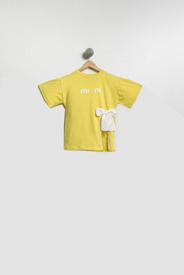 Toptan Kız Çocuk Tişört 6-9Y Tuffy 1099-9111 Sarı