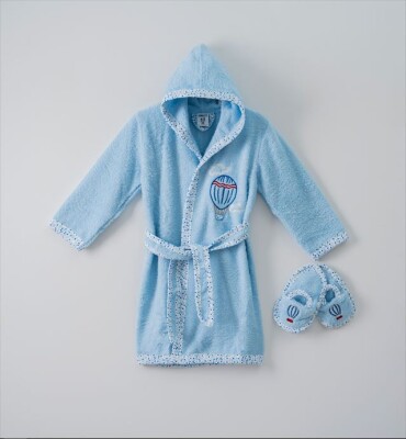 Toptan Unisex Bathrobe Set 1-5Y Ramel Kids 1072-492 - Ramel Kids