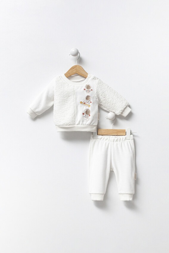 Toptan Unisex Bebek 2'li Eşofman Takımı 3-12M Minicorn 2018-2344 - 5