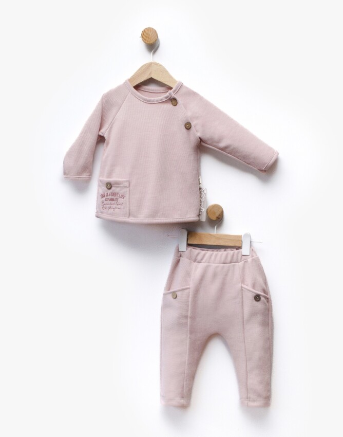 Toptan Unisex Bebek 2'li Eşofman Takımı 6-36M Flexi Baby 2063-217576 - 2