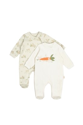 Toptan Unisex Bebek 2'li Tulum 0-9M BabyCosy 2022-CSY5820 - BabyCosy