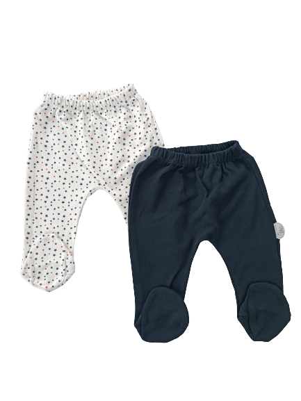 Toptan Unisex Bebek 4'lü Pantolon 0-6M Tomuycuk 1074-35176 - 2