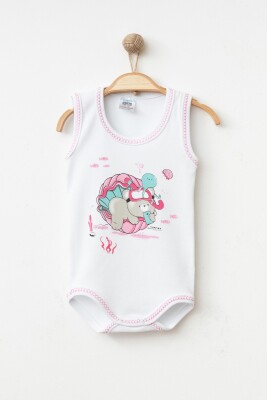 Toptan Unisex Bebek Badi 1-6M Hoppidik 2017-7164 - Hoppidik