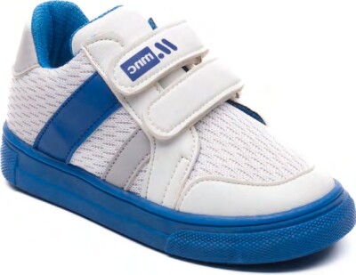 Toptan Unisex Bebek Bantlı Spor Ayakkabı 21-25EU Minican 1060-OX-B-734 Sax Mavisi