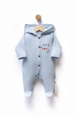 Toptan Unisex Bebek Baskılı Tulum 0-6M Flexi Baby 2063-252353 - 4