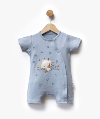 Toptan Unisex Bebek Baskılı Tulum 3-9M Flexi Baby 2063-252381 - Flexi Baby