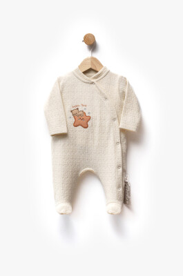 Toptan Unisex Bebek Baskılı Zıbın 0-6M Flexi Baby 2063-252294 - Flexi Baby