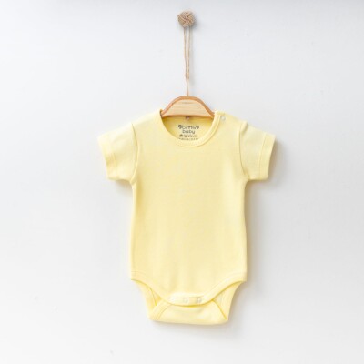 Toptan Unisex Bebek Body 0-18M Gümüş Baby 2043-0050 - Gümüş Baby (1)