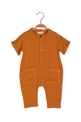 Toptan Unisex Bebek Cepli Müslin Tulum 6-48M Zeyland 1070-232M2BJZ52 - 2