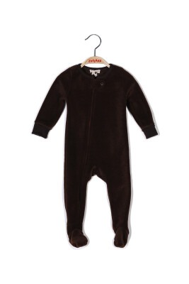 Toptan Unisex Bebek Fermuarlı Polar Tulum 0-36M Zeyland 1070-242Z1TLM-1 Kahverengi