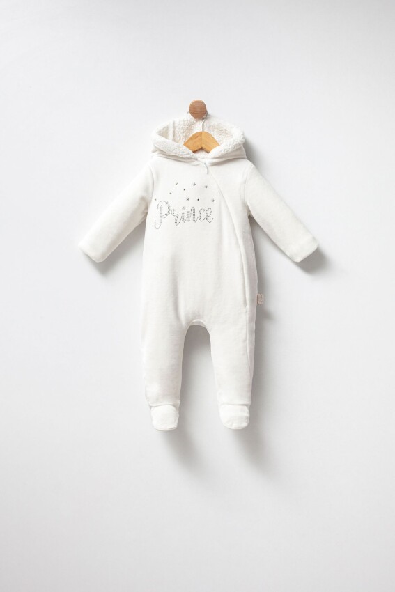 Toptan Unisex Bebek Kadife Tulum 0-12M Babyline 2015-9-851 - 1