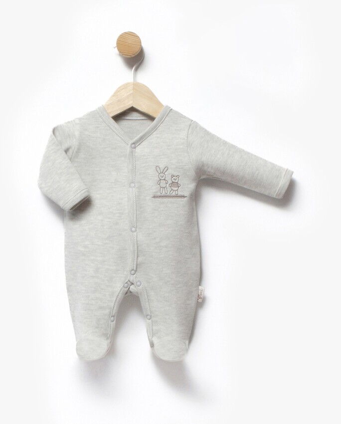 Toptan Unisex Bebek Tulum 0-6M Flexi Baby 2063-252067 - 6