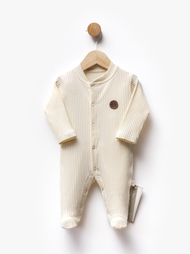 Toptan Unisex Bebek Tulum 0-6M Flexi Baby 2063-513019 - 5