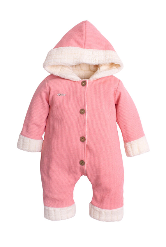 Toptan Unisex Bebek Welsoft Astarlı Tulum 3-12M Kidexs 1026-40128 - 6