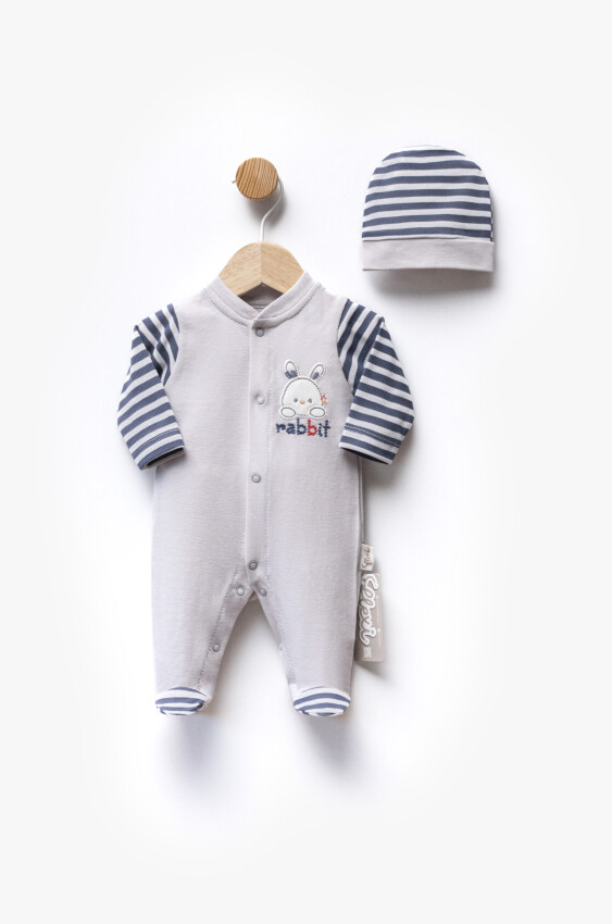 Toptan Unisex Bebek Yenidoğan Tulum 0-6M Flexi Baby 2063 - 4