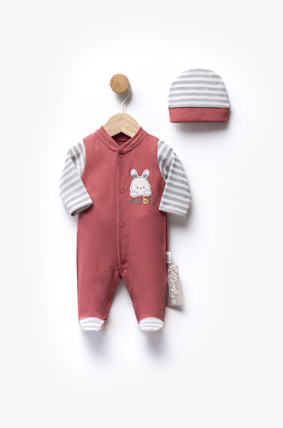 Toptan Unisex Bebek Yenidoğan Tulum 0-6M Flexi Baby 2063 - 5