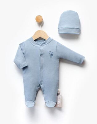 Toptan Unisex Bebek Yenidoğan Tulum ve Şapka 0-3M Flexi Baby 2063-252306 - 1