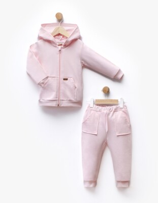 Toptan Unisex Çocuk 2'li Hırka ve Pantolon Takım 1-5Y Flexi Baby 2063-217539 - Flexi Baby (1)