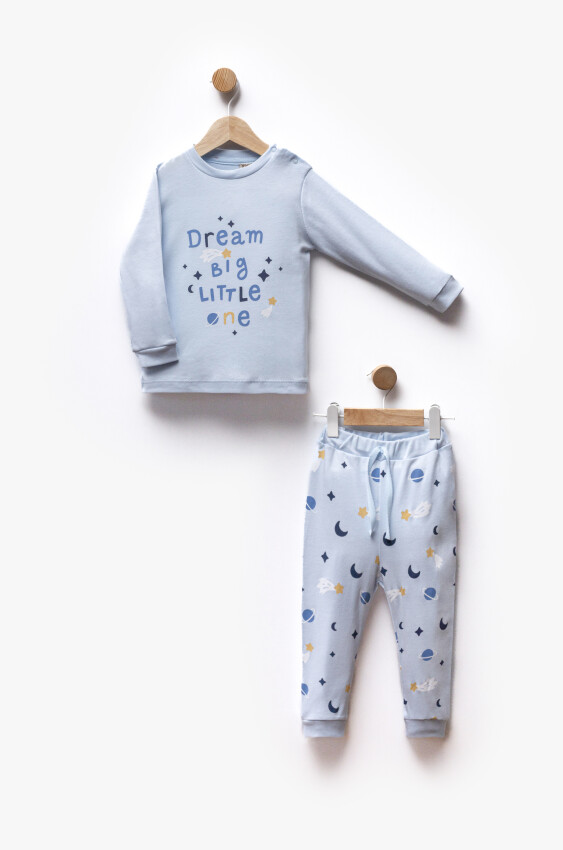 Toptan Unisex Çocuk Pijama Takımı 2-5Y Flexi Baby 2063-217581 - 5