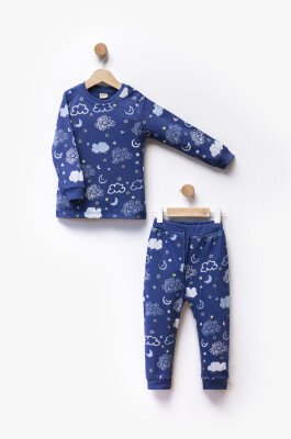 Toptan Unisex Çocuk Pijama Takımı 2-5Y Flexi Baby 2063-217602 - 1