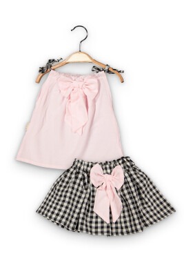 Wholesale Baby Girls 2-Piece Bluz ve Etek Takım 6-24M Boncuk Bebe 1006-6099 - Boncuk Bebe (1)