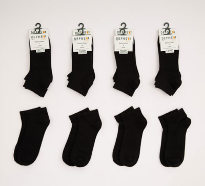 Wholesale 12-Piece Boys Bamboo Socks Defne 1064-DFNÇ-1PE005-23(11-12) - Defne