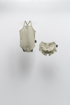 Wholesale 2-Piece Baby Body and Shorts 3-24M Moi Noi 1058-MN60161 Khaki