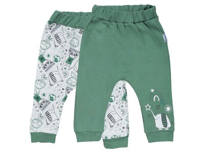 Wholesale 2-Piece Baby Boys Pants 3-18M Miniworld 1003-16308 - 1