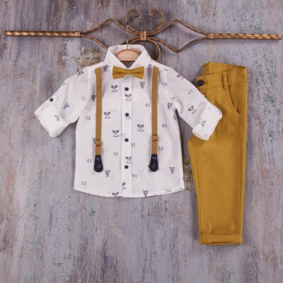 Wholesale 2-Piece Baby Boys Set with Shirt and Pants 6-24M Eslemix 1011-22-1021 - Eslemix (1)