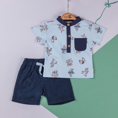 Wholesale 2-Piece Baby Boys T-shirt and Shorts Set 6-18M BabyZ 1097-4715 - BabyZ
