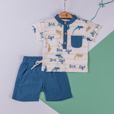 Wholesale 2-Piece Baby Boys T-shirt and Shorts Set 6-18M BabyZ 1097-4715 - BabyZ (1)