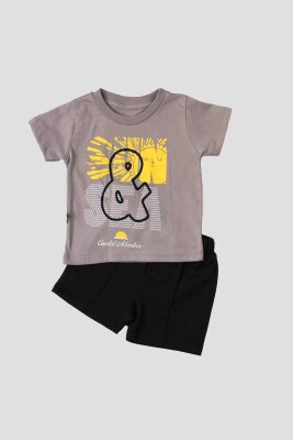 Wholesale 2-Piece Baby Boys T-shirt and Shorts Set 6-24M Kidexs 1026-65110 - Kidexs (1)
