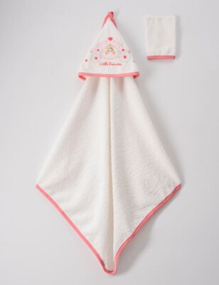 Wholesale 2-Piece Baby Girl Set with Scrub Mitt and Towel 72x80 Ramel Kids 1072-463K - Ramel Kids (1)