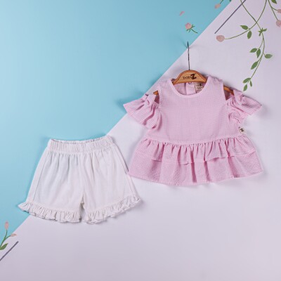 Wholesale 2-Piece Baby Girls Blouse and Shorts Set 6-18M BabyZ 1097-5724 - BabyZ