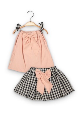 Wholesale 2-Piece Baby Girls Blouse and Skirt Set 6-24M Boncuk Bebe 1006-6099 - 1